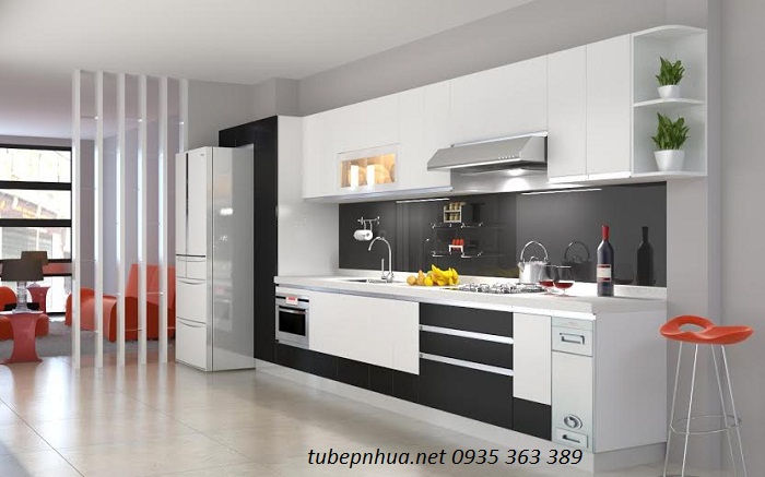 tủ bếp nhựa chị nguyệt
