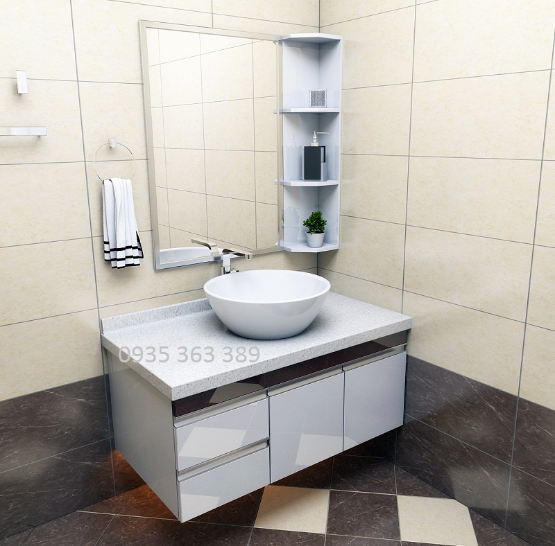 Mẫu tủ lavabo MT01