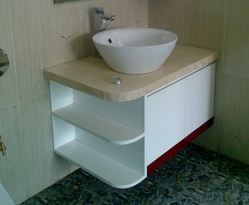 Tủ lavabo nhựa nhà chị Liễu - Đông Anh