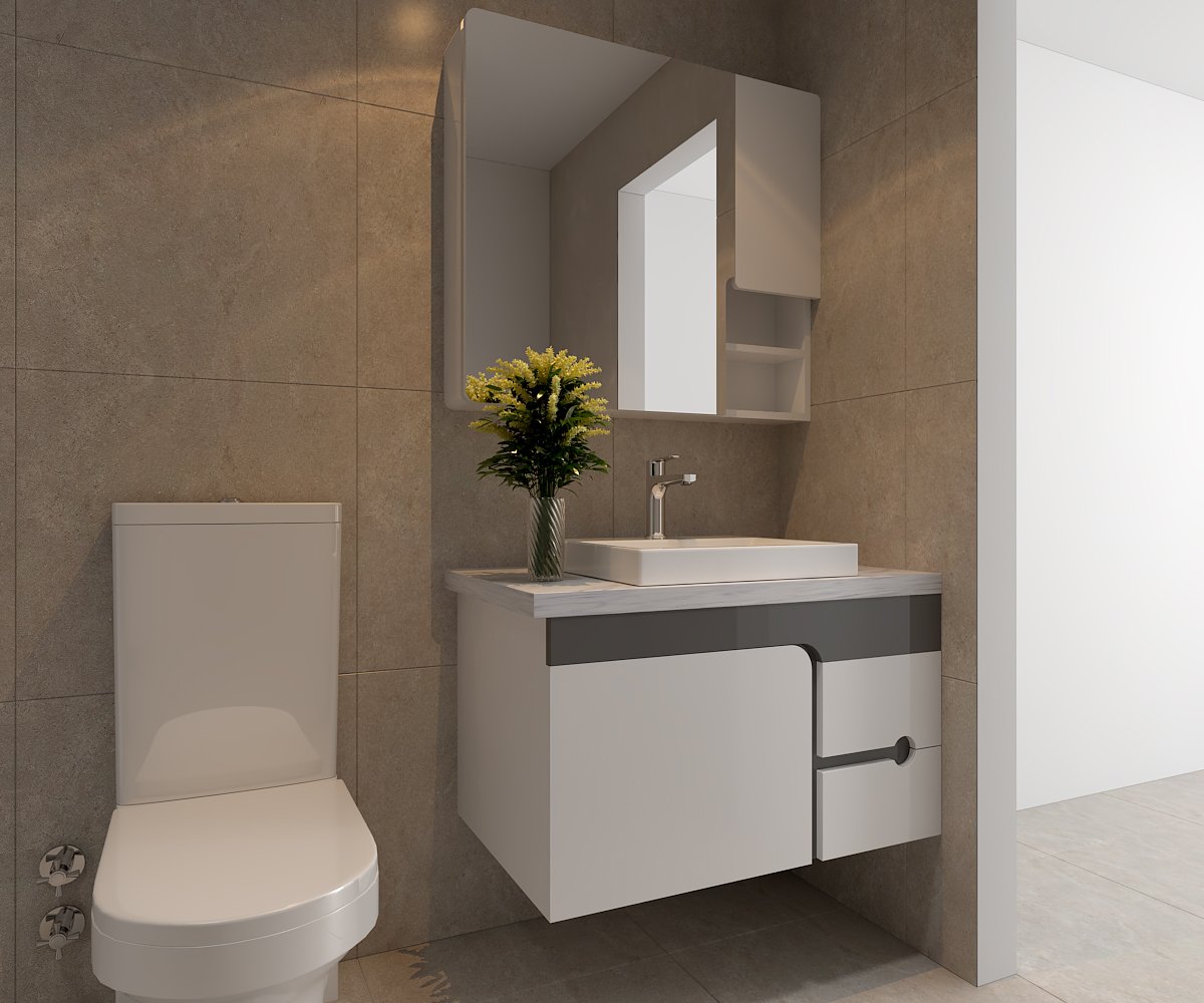 Tủ lavabo nhựa nhà tắm